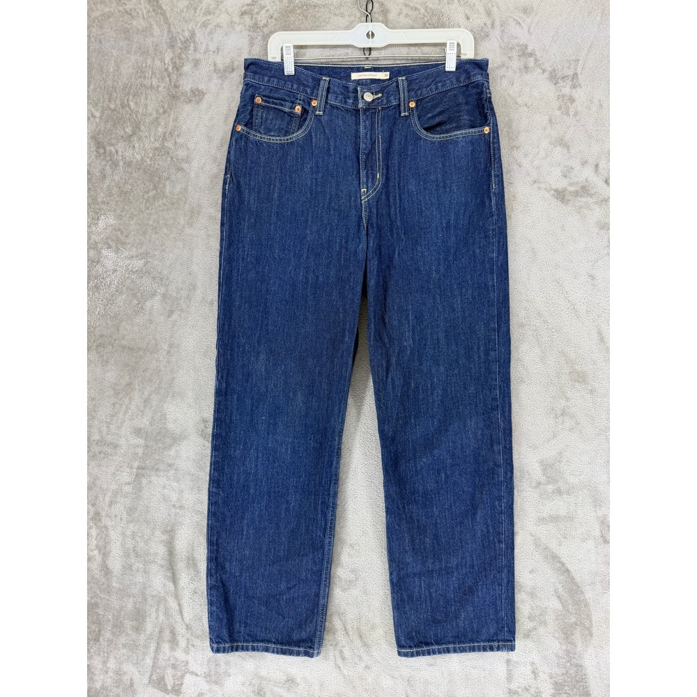 Levi's Jeans Women 30 Low Pro Straight Blue Relaxed Fit Denim EUC